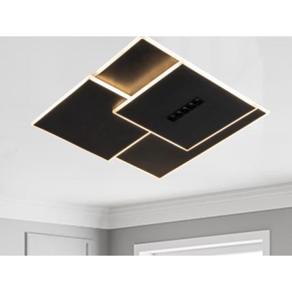 Plafoniera LED dimmerabile LED/95W/230V 3000-6500K nero + telecomando