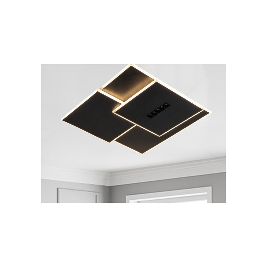 Plafoniera LED dimmerabile LED/95W/230V 3000-6500K nero + telecomando