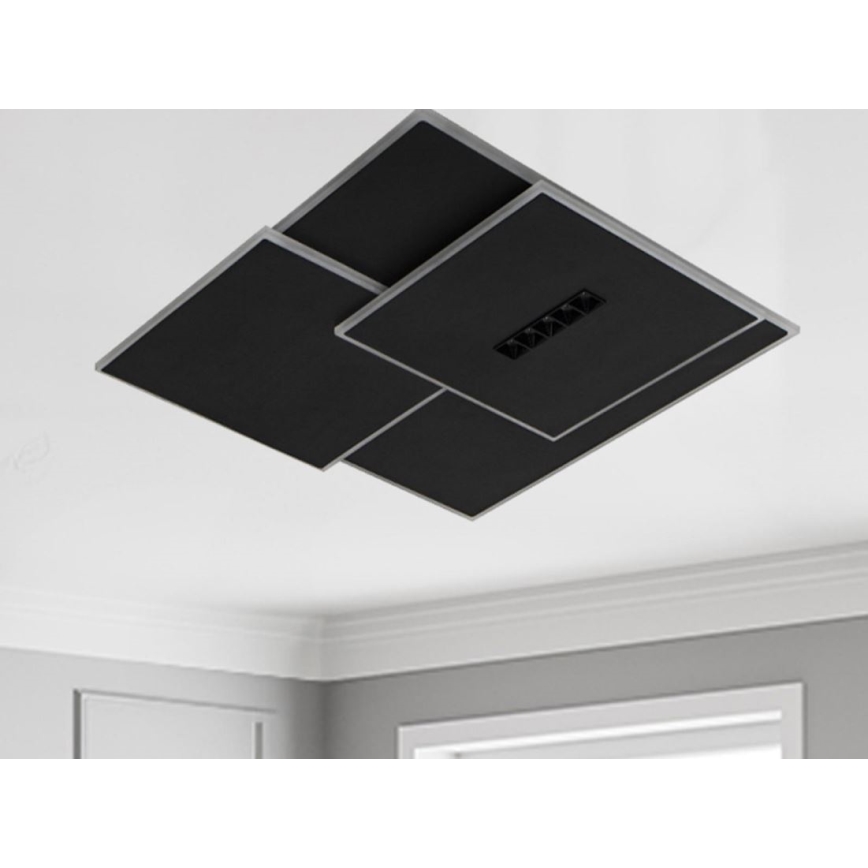 Plafoniera LED dimmerabile LED/95W/230V 3000-6500K nero + telecomando