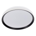 Plafoniera LED dimmerabile LIXAN LED/47W/230V 3000-6500K Ø 38,6 cm bianco/nero + telecomando