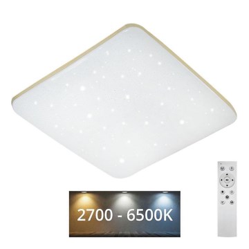 Plafoniera LED dimmerabile MANA LED/60W/230V 2700-6500K 53x53 cm + telecomando