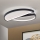 Plafoniera LED dimmerabile OLGA LED/28W/230V nero/bianco