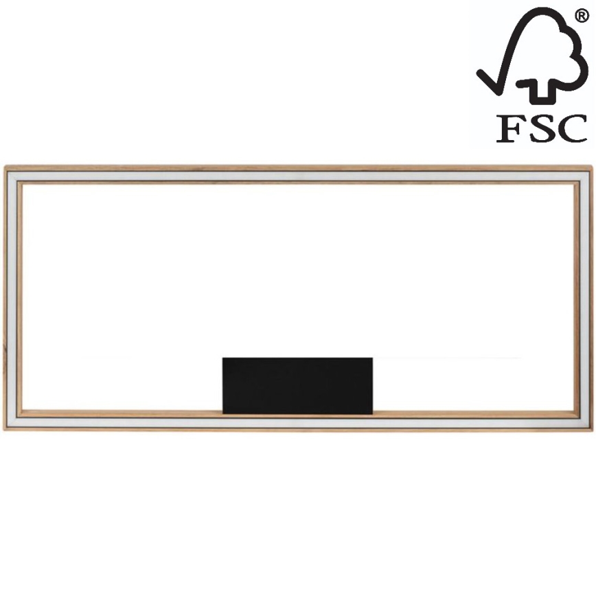 Plafoniera LED dimmerabile RAMME LED/34W/230V quercia – FSC certificato