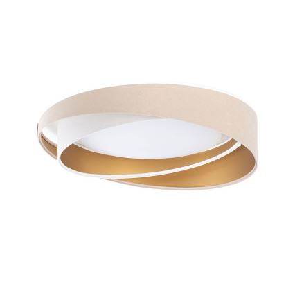 Plafoniera LED dimmerabile SMART GALAXY MODERN LED/24W/230V 3000-6500K Ø 55 cm beige/bianco/oro + telecomando