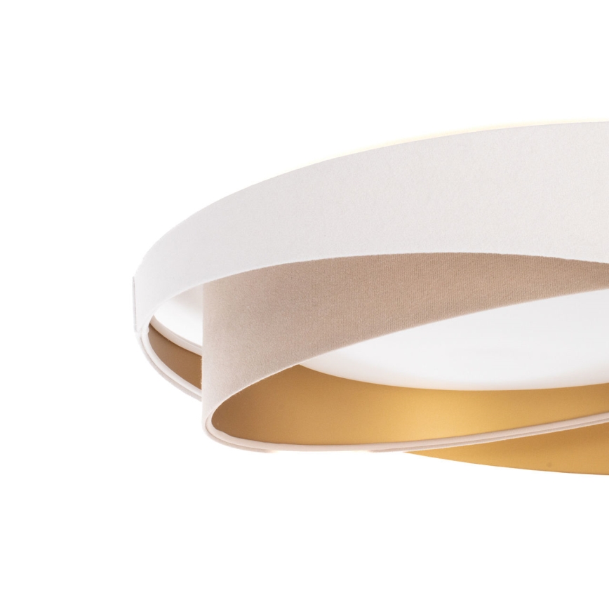 Plafoniera LED dimmerabile SMART GALAXY MODERN LED/24W/230V 3000-6500K Ø 55 cm bianco/beige/oro + telecomando