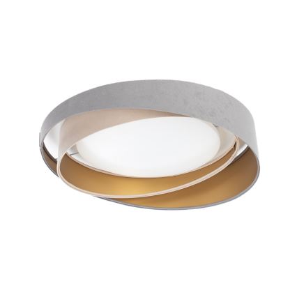 Plafoniera LED dimmerabile SMART GALAXY MODERN LED/24W/230V 3000-6500K Ø 55 cm grigio/beige/oro + telecomando
