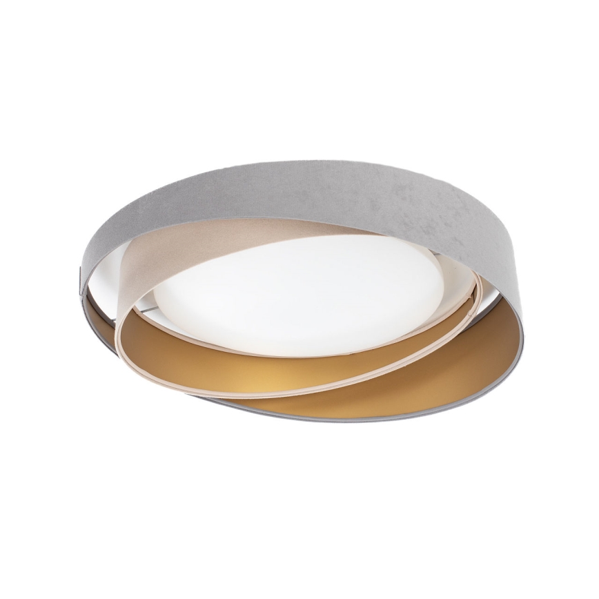 Plafoniera LED dimmerabile SMART GALAXY MODERN LED/24W/230V 3000-6500K Ø 55 cm grigio/beige/oro + telecomando