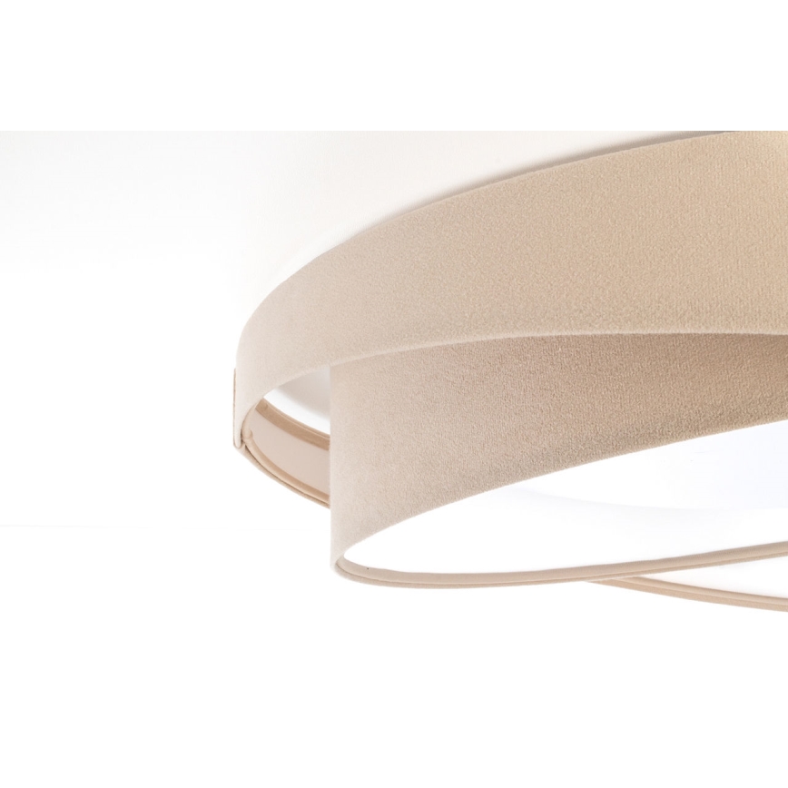 Plafoniera LED dimmerabile SMART GALAXY MODERN LED/24W/230V 3000-6500K Ø 55 cm beige/bianco + telecomando