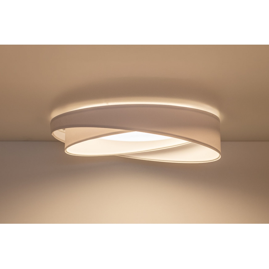 Plafoniera LED dimmerabile SMART GALAXY MODERN LED/24W/230V 3000-6500K Ø 55 cm bianca + telecomando