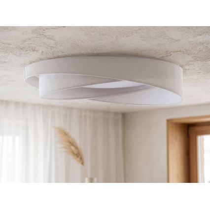 Plafoniera LED dimmerabile SMART GALAXY MODERN LED/24W/230V 3000-6500K Ø 55 cm bianca + telecomando