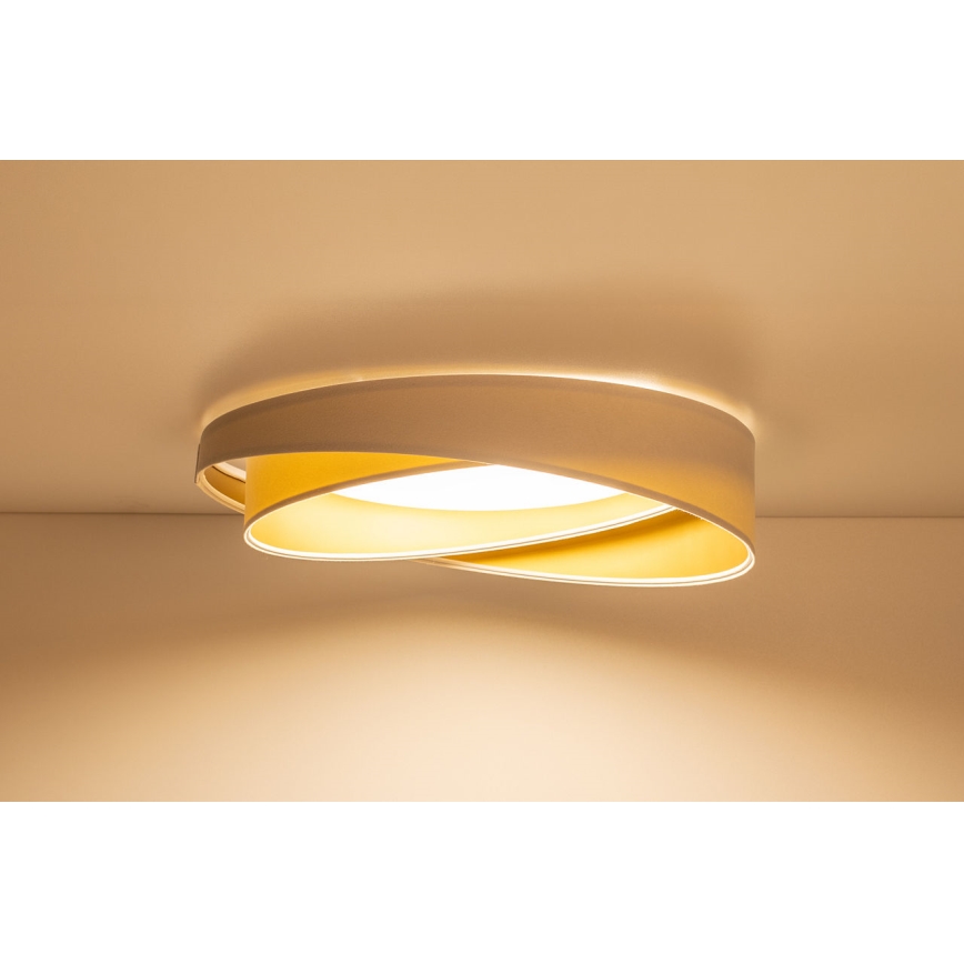 Plafoniera LED dimmerabile SMART GALAXY MODERN LED/24W/230V 3000-6500K Ø 55 cm bianco/oro + telecomando
