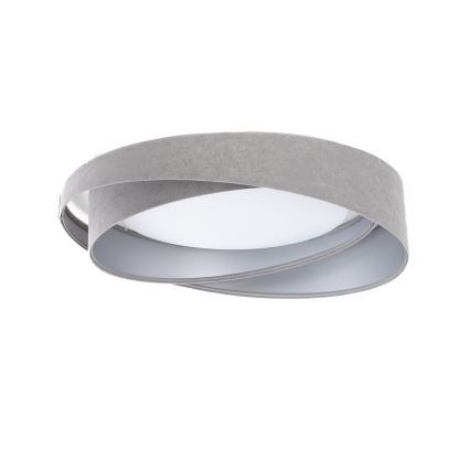 Plafoniera LED dimmerabile SMART GALAXY MODERN LED/24W/230V 3000-6500K diam. 55 cm grigio/argento + telecomando