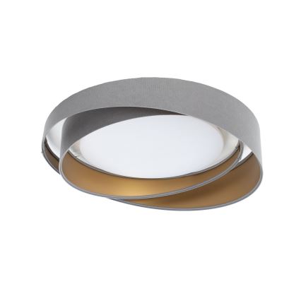 Plafoniera LED dimmerabile SMART GALAXY MODERN LED/24W/230V 3000-6500K Ø 55 cm grigio/oro + telecomando