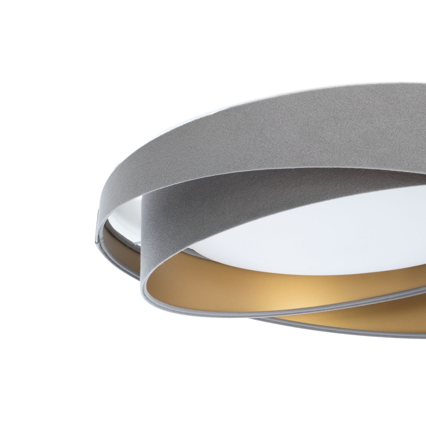 Plafoniera LED dimmerabile SMART GALAXY MODERN LED/24W/230V 3000-6500K Ø 55 cm grigio/oro + telecomando