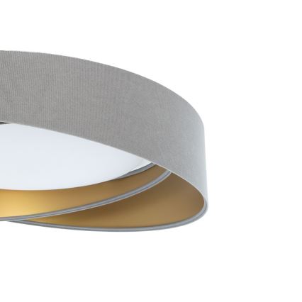 Plafoniera LED dimmerabile SMART GALAXY MODERN LED/24W/230V 3000-6500K Ø 55 cm grigio/oro + telecomando