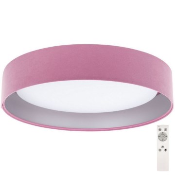 Plafoniera LED dimmerabile SMART GALAXY LED/24W/230V rosa/argento 3000-6500K + telecomando