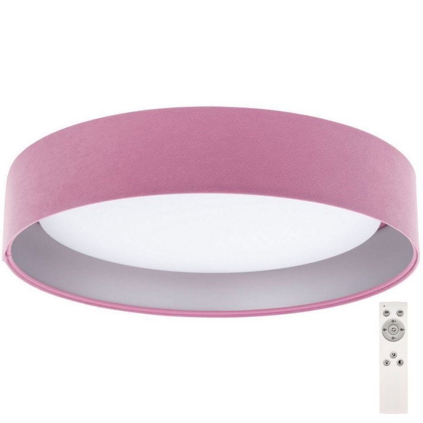 Plafoniera LED dimmerabile SMART GALAXY LED/24W/230V rosa/argento 3000-6500K + telecomando