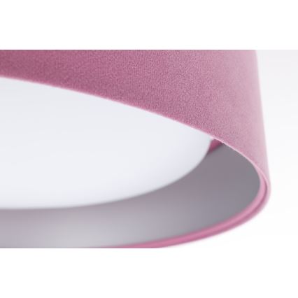Plafoniera LED dimmerabile SMART GALAXY LED/24W/230V rosa/argento 3000-6500K + telecomando