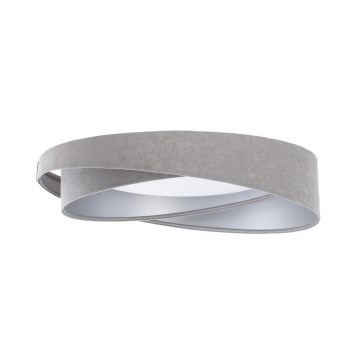 Plafoniera LED dimmerabile SMART GALAXY MODERN LED/24W/230V 3000-6500K diam. 55 cm grigio/argento + telecomando