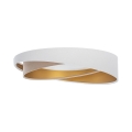 Plafoniera LED dimmerabile SMART GALAXY MODERN LED/24W/230V 3000-6500K Ø 55 cm bianco/beige/oro + telecomando