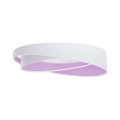 Plafoniera LED dimmerabile SMART GALAXY MODERN LED/24W/230V 3000-6500K Ø 55 cm bianco/viola + telecomando