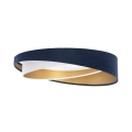 Plafoniera LED dimmerabile SMART GALAXY MODERN LED/24W/230V 3000-6500K Ø 55 cm blu/bianco/oro + telecomando