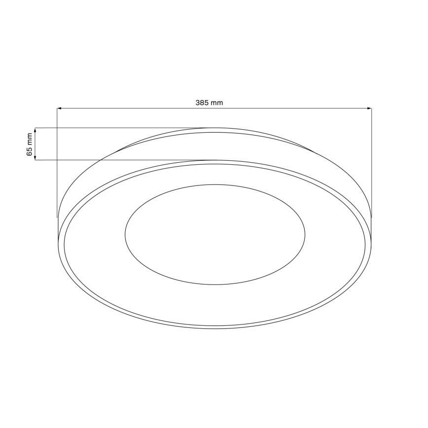 Plafoniera LED dimmerabile da bagno WITOLD LED/48W/230V diametro 38,5 cm 3000-6000K IP44 +Dálkové telecomando