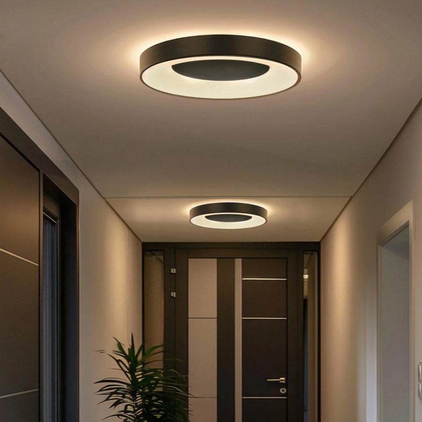 Plafoniera LED dimmerabile da bagno WITOLD LED/48W/230V Ø 38,5 cm 3000-6000K IP44 + telecomando