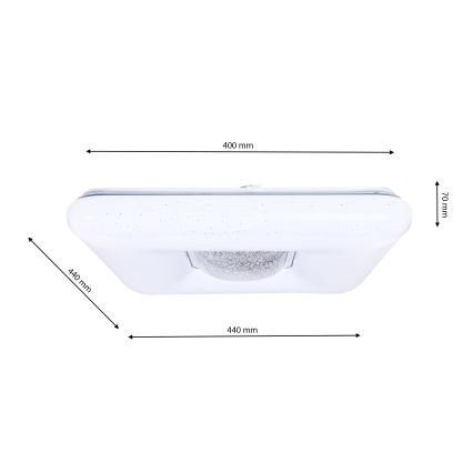 Plafoniera LED dimmerabile YAX LED/24W/230V