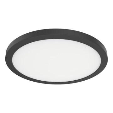 Plafoniera LED EVORA 24W 230V 3000/4000/6000K Ø 30 cm nera