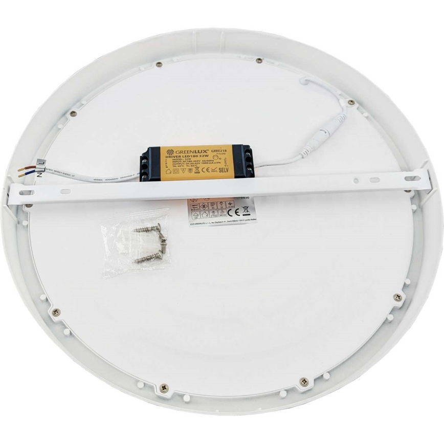 Plafoniera LED FENIX LED/32W/230V 3800K diametro 40 cm neve bianco