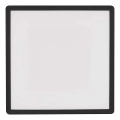 Plafoniera LED FLORI LED/18W/230V 4000K nero 29x29 cm