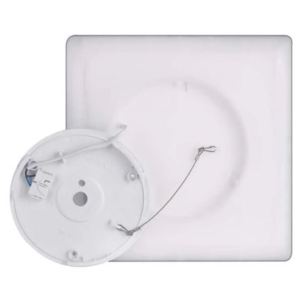 Plafoniera LED FLORI LED/18W/230V 4000K nero 29x29 cm