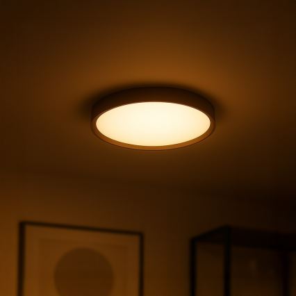 Plafoniera LED FOREST 24W/230V, Ø 39 cm, marrone