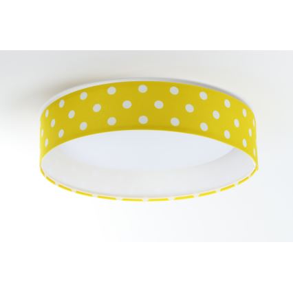 Plafoniera LED GALAXY KIDS LED/24W/230V punti giallo/bianco