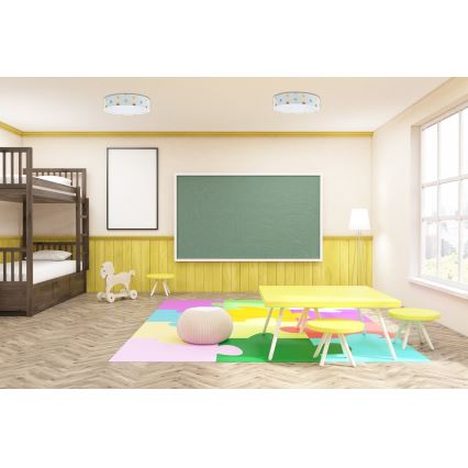 Plafoniera LED GALAXY KIDS LED/24W/230V stelle colorato