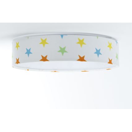 Plafoniera LED GALAXY KIDS LED/24W/230V stelle colorato
