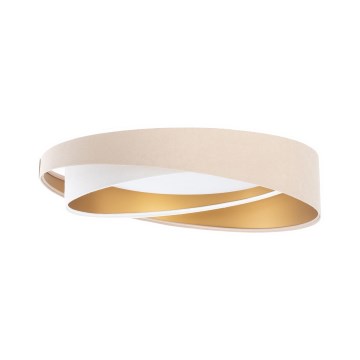 Plafoniera LED GALAXY MODERN LED/24W/230V Ø 55 cm beige/bianco/oro