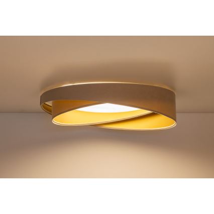Plafoniera LED GALAXY MODERN LED/24W/230V Ø 55 cm beige/oro