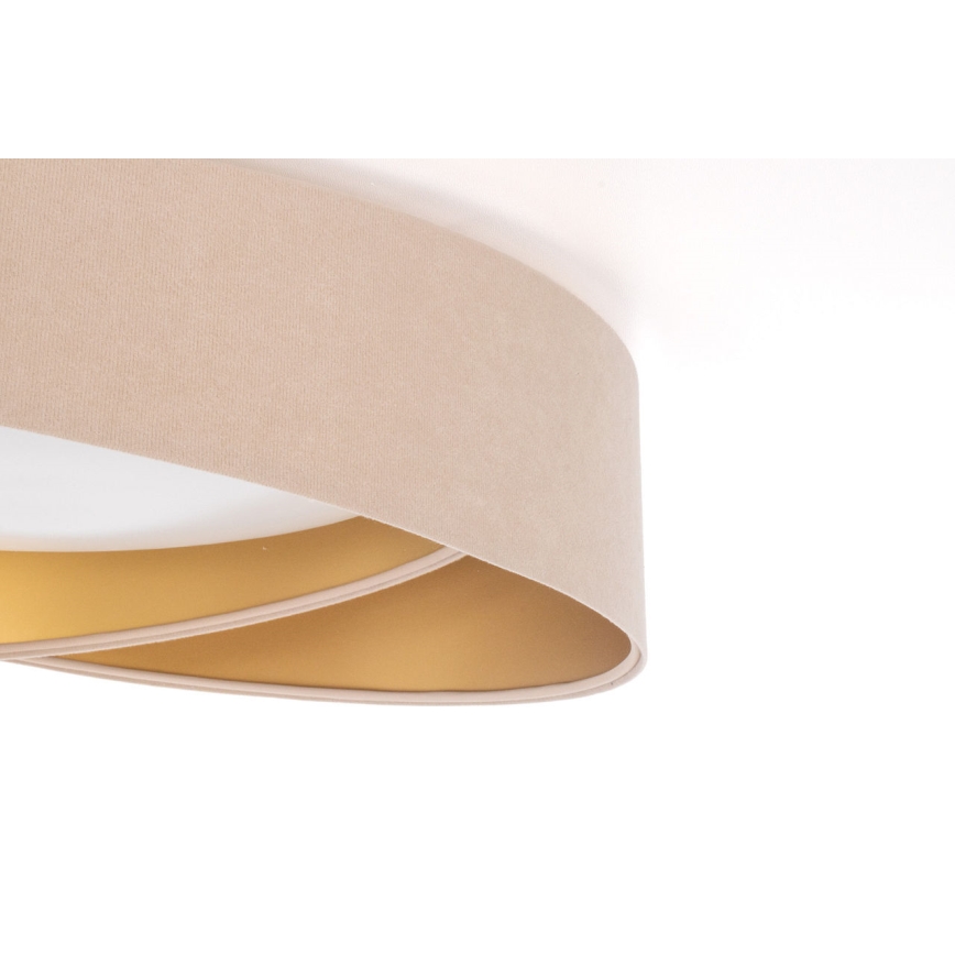 Plafoniera LED GALAXY MODERN LED/24W/230V Ø 55 cm beige/oro