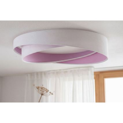 Plafoniera LED GALAXY MODERN LED/24W/230V Ø 55 cm bianco/viola