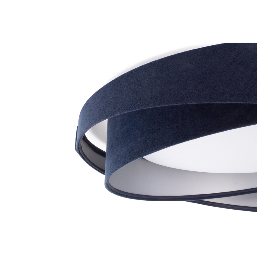 Plafoniera LED GALAXY MODERN LED/24W/230V Ø 55 cm blu/argento