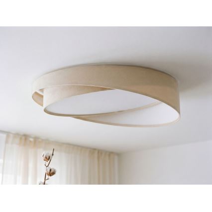 Plafoniera LED GALAXY MODERN LED/24W/230V Ø 55 cm crema/bianco