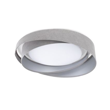 Plafoniera LED GALAXY MODERN LED/24W/230V Ø 55 cm grigio/argento