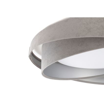 Plafoniera LED GALAXY MODERN LED/24W/230V Ø 55 cm grigio/argento