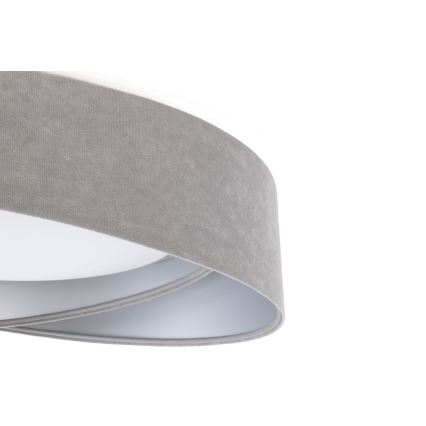 Plafoniera LED GALAXY MODERN LED/24W/230V Ø 55 cm grigio/argento