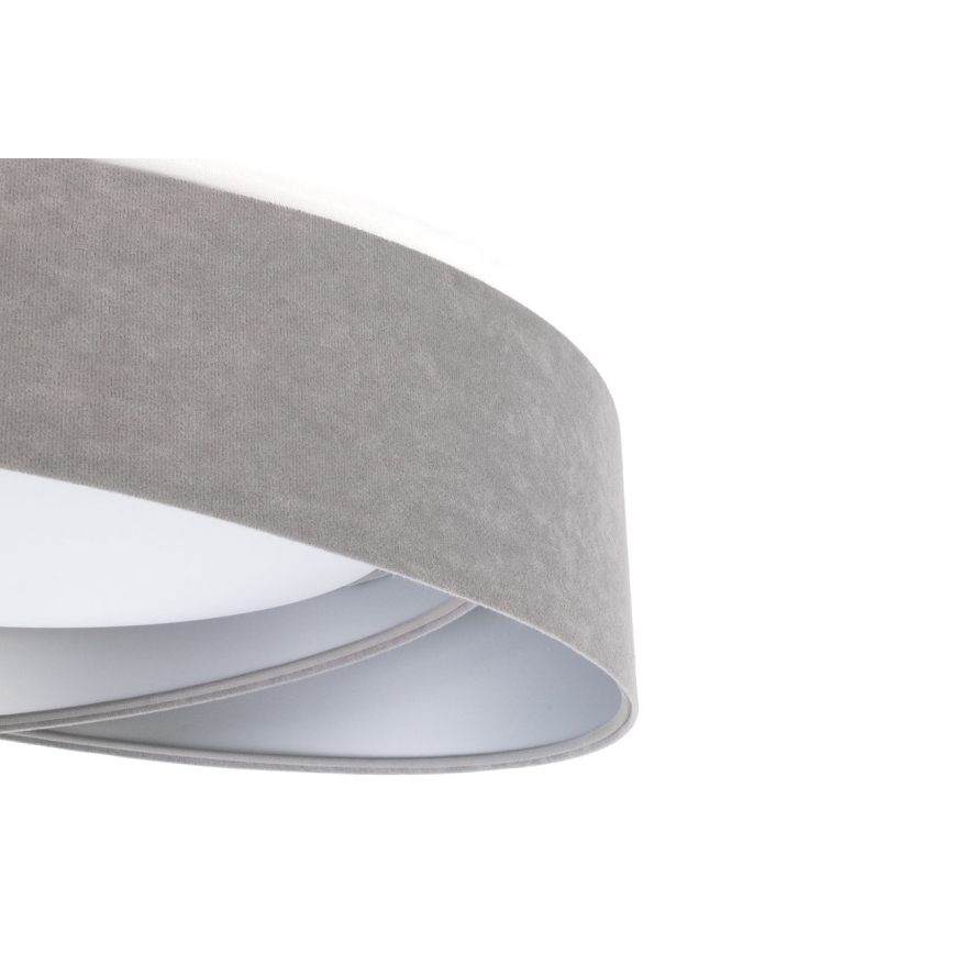 Plafoniera LED GALAXY MODERN LED/24W/230V Ø 55 cm grigio/argento