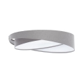 Plafoniera LED GALAXY MODERN LED/24W/230V Ø 55 cm grigio/bianco