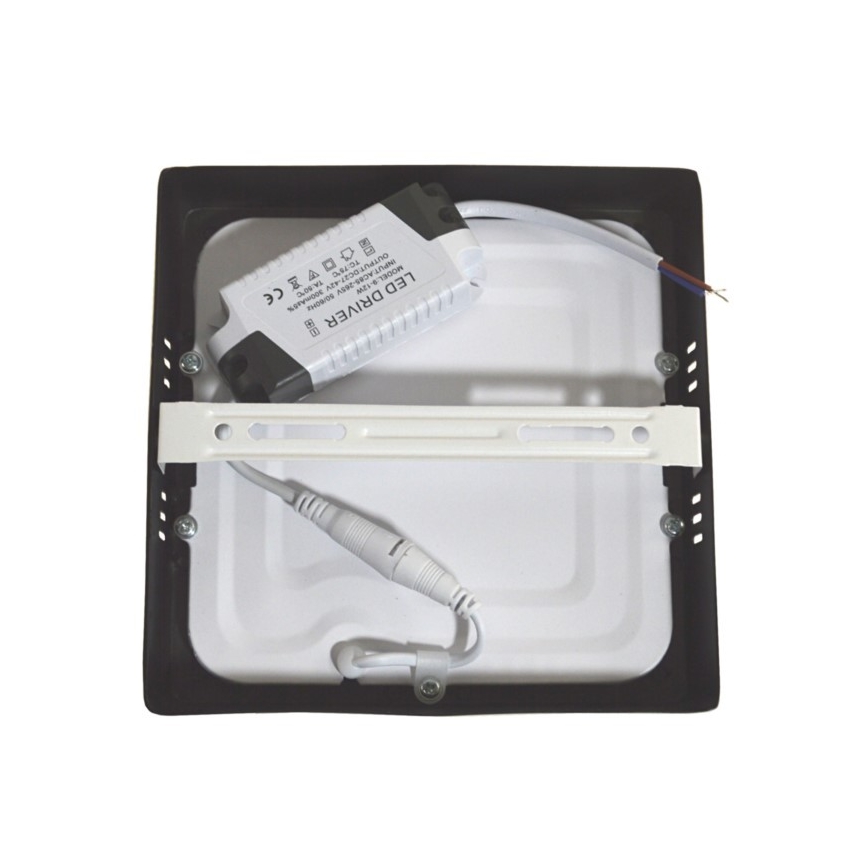 Plafoniera LED GERRY LED/12W/230V 4000K nero
