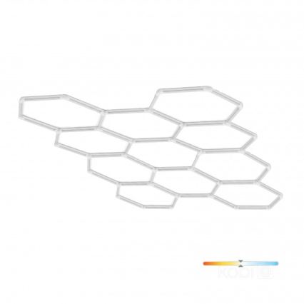 Plafoniera LED HEXLINE LED/513W/230V 4000K 300x516 cm bianca